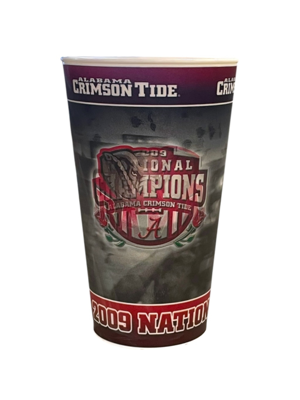 Alabama Crimson Tide 2009 National Champions Souvenir Cup Hologram Collectible